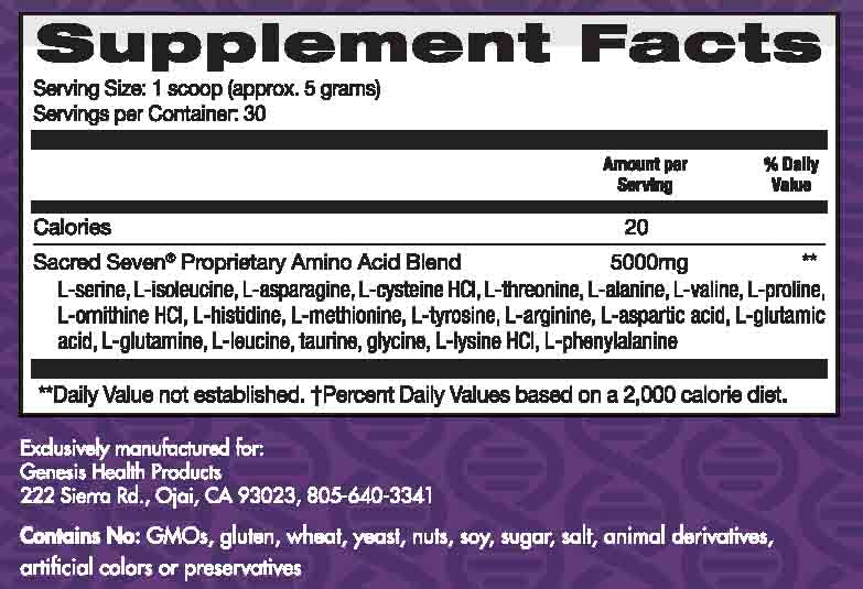 3 Bags of Sacred Seven® - Save $50