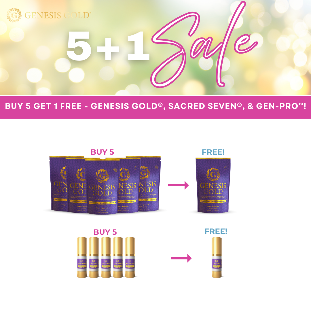 Buy 5 Get 1 Free Genesis Gold® and Gen-Pro - Save $220