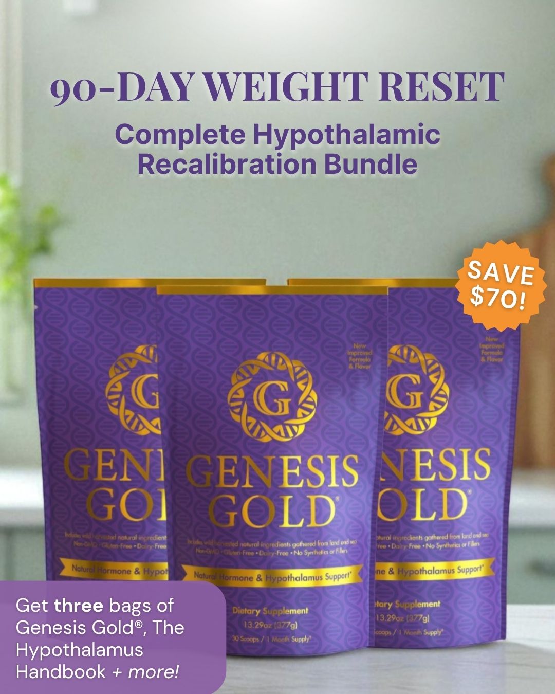 90-Day Weight Reset — Complete Hypothalamic Recalibration Bundle