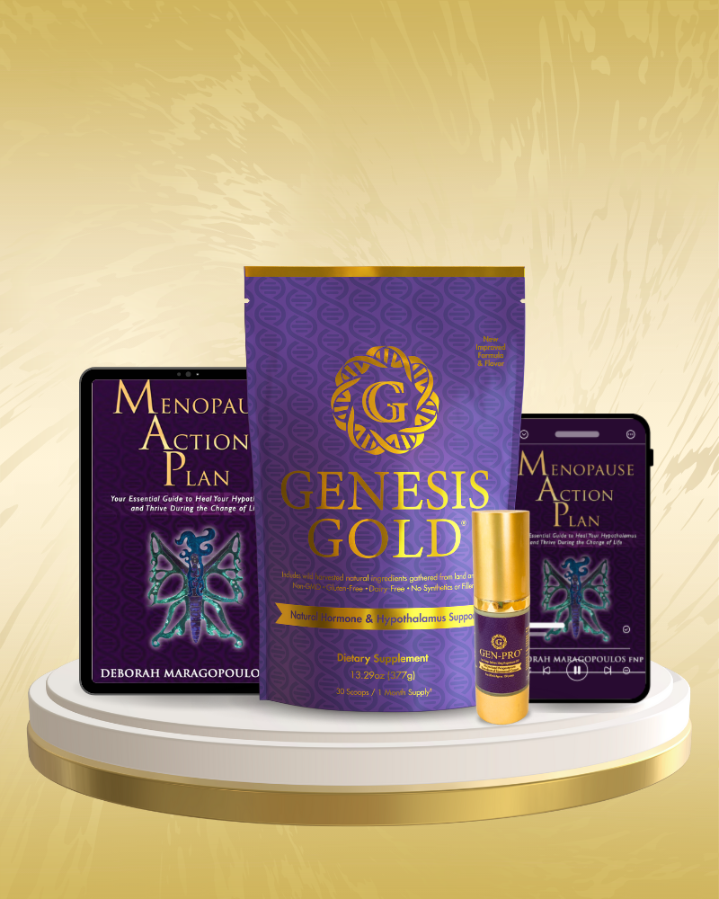World Menopause Day Complete Balance: Genesis Gold® + Gen-Pro + Menopause Action Plan eBook + Debut Audio Edition