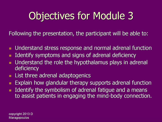 Module 3 Adrenals